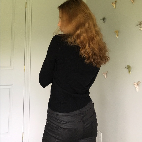 Black Classy Turtleneck Sweater - Picture 2 of 5